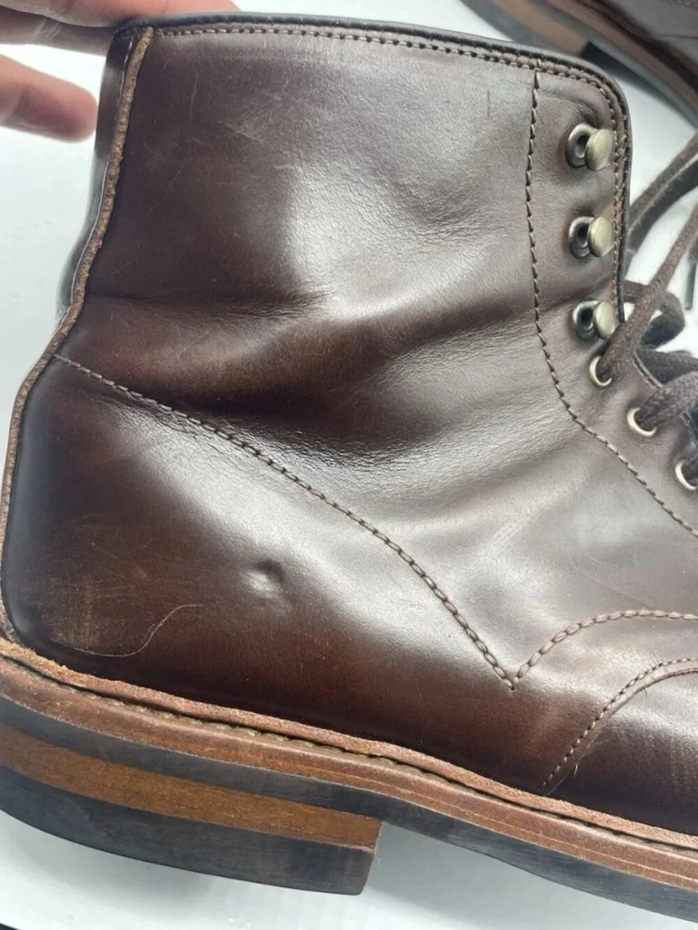 Allen Edmonds Higgins Mill Size 10.5 D Weatherproof Leather USA Made Boots 4294
